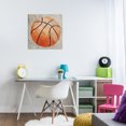 thumbnail image 4 of Stupell Industries Farmhouse Rustic Sports Basketball Canvas Art, 24 x 24, by Kim Allen, 4 of 8