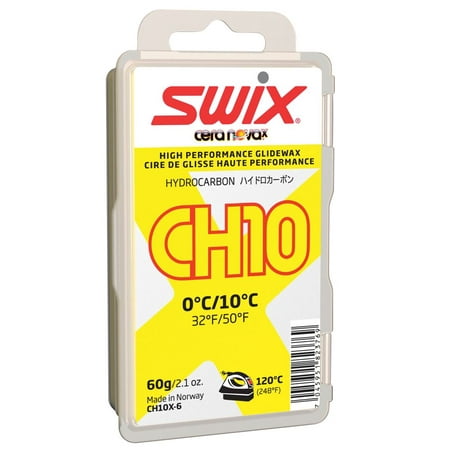 CH10 SWIX Hydrocarbon Ski Snowboard Wax CH10X-6 (Best Snowboard Wax Iron)