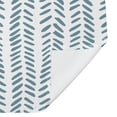 thumbnail image 6 of Creative Products Blue Modern Herringbone 71x74 Shower Curtain, 6 of 7