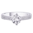 thumbnail image 2 of KATARINA 14K White Gold 2/3 cttw Diamond Solitaire Engagement Ring (G-H, SI2-I1), 2 of 5