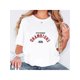 thumbnail image 1 of [1pc Retro Crew Neck T-Shirt] Ohambtons 1978 Vintage-Inspired Crew Neck T-Shirt, Polyester Knit Fabric, Regular Length, with Geometric Pattern, for Summer Tee, 1 of 7