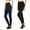 Black, variant on DailyWear Women's High Waist Fleece Lined Extra Wide Band Leggings One Size, Black Navy