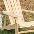 thumbnail image 7 of PatioFestival Wood Adirondack Lounger Chair,Outdoor Fir Unpainted Wooden Chairs,Accent Furniture for Yard,Patio,Garden,Lawn w/Natural Finish (Adirondack Chair), 7 of 7