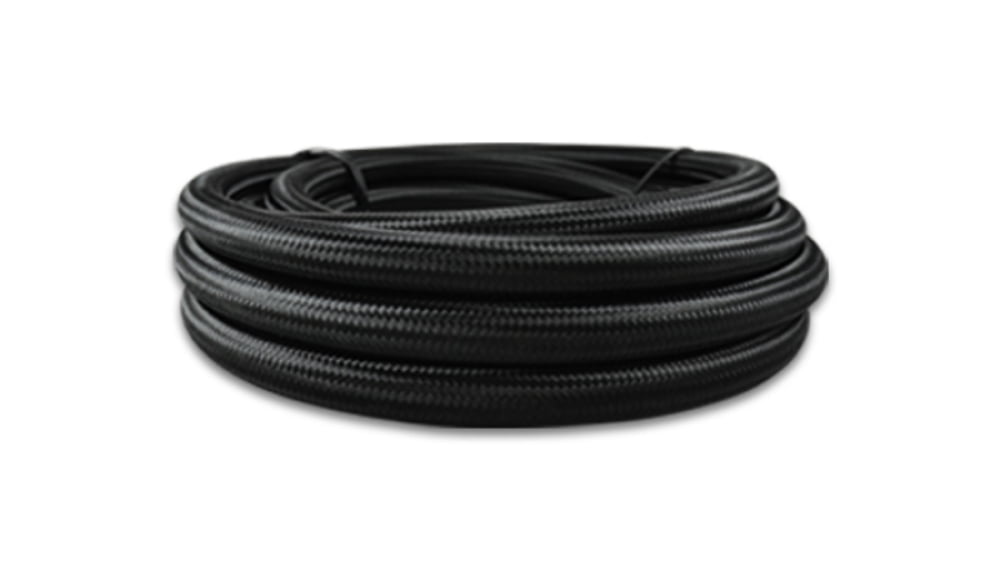 Vibrant Performance 18970 PTFE Lined Braided Flex Hose Black Nylon -10 AN 10 ft.