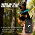 thumbnail image 6 of WAAYEEPAL Heavy Duty Tactical AirTag Dog Collar & Leash Set, Adjustable AirTag Holder Collar for Medium Large Dogs, AirTag Not Included, 6 of 10