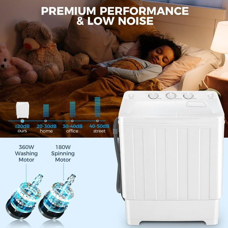 Mini Fully Automatic Underwear Washing Machine Protable Travel To Use