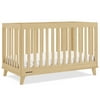 Delta Children Frankie 4-in-1 Convertible Crib - Greenguard Gold Certified, Natural Pine