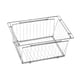 thumbnail image 2 of Cesta de almacenamiento plegable de acero inoxidable, organizador resistente al desgaste, ahorra espacio. plata, 2 of 9