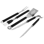 Mr. Bar-B-Q 4-Piece BBQ Grilling Essentials Tools Accessories Set