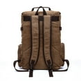 thumbnail image 4 of Men's Backpack Vintage Canvas Backpack School Bag Men's Travel Bags Large Capacity Backpack  Laptop Backpack Bag High Qualit (Green), 4 of 7