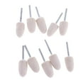 thumbnail image 3 of 10Pcs 3mm1/8'' Metal 4-16mm Coned Felt Head Grinding Mounted Point Polishing Tool 12mm, 3 of 8