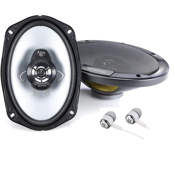 Altavoces coaxiales estéreo para coche Kenwood KFC-6966S 800 W 6x9 de 3 vías