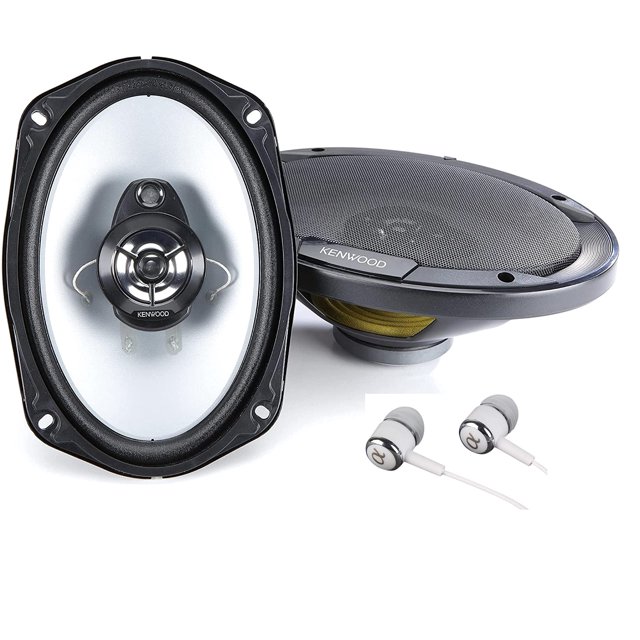 Altavoces coaxiales estéreo para coche Kenwood KFC-6966S 800 W 6x9 de 3 vías