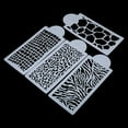 thumbnail image 2 of Flower Cake Stencil, Lace Cake Stencil, Flexible PVC Translucent 4PCS For Cake, 2 of 8