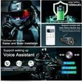 thumbnail image 5 of EJEAS Q8 Motorcycle Helmet Bluetooth Intercom, New Mesh 3.0 Group Intercom System with Music Sharing and Channel Switching for 6 Riders Talking at The Same Time 2 Pack, 5 of 5