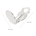 thumbnail image 3 of CIMAXIC 100Pcs DIY Ear Stud Base Clips Ear Clips Earring Findings Jewelry Making Tools,0.71"X0.47"X0.39", 3 of 4