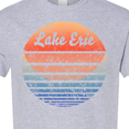 thumbnail image 4 of Inktastic Lake Erie Distressed Retro Sunset T-Shirt, 4 of 5