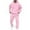 Light Pink, variant on TBWNWG Men's And Women's Autumn Winter Casual Fashion Letter Print Hoodie And Joggers Sweatsuit Set,Sizes 3XL