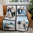 thumbnail image 3 of Fathers Day Personalised Gifts from Daughter Custom Blankets with Photos and Text Multiple Colors Sizes Soft Flannel Gifts for Men Birthday Gifts for Dad, 3 of 6