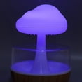 thumbnail image 2 of Lluvia Nube Humidificador, Humificador de Aromaterapia, Efecto Goteo Agua, Humidificador de Nube de Lluvia con 7 Luces LED, capacitad 500ML, para Oficina, Yoga, Difusor Calmante, 2 of 5
