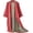 Red, variant on Cotton Gauze Jacquard Japanese Yukata Soft Nightdress Bathrobe Nightgown Breathable Pajamas for Women