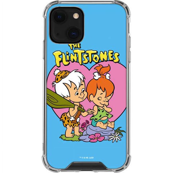Skinit Cartoons Bamm-Bamm and Pebbles iPhone 13 Clear Case