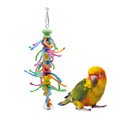 thumbnail image 2 of Parrot Block Toy Cylindrical Bell Funny Sisal Parrot Toy Cotton Rope Bird Toy, 2 of 10
