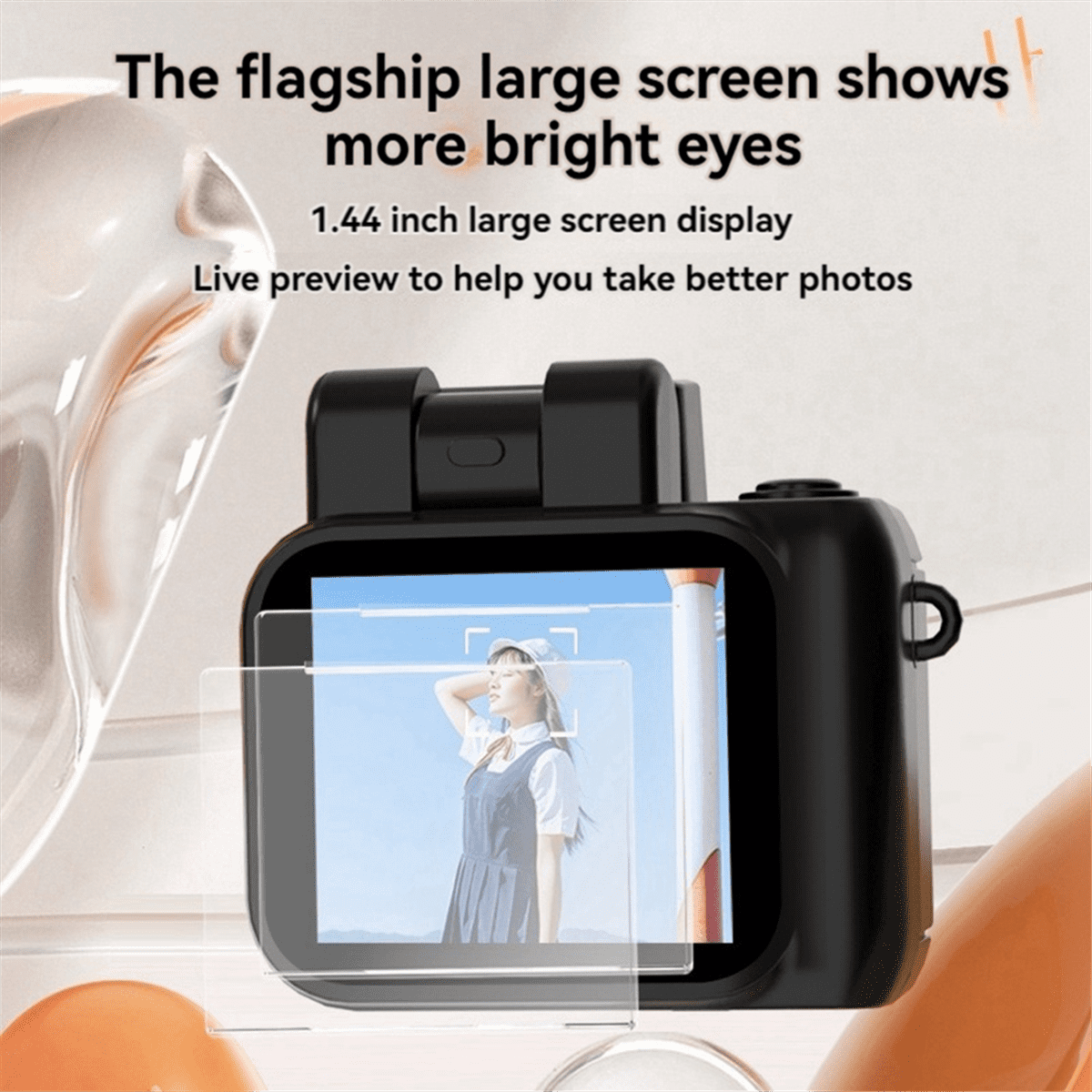 HD1080P Mini Camera Portable Pocket Camcorder with LCD Screen and Flash Video Recording Function