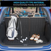 Cargo Liner For 2018-2024 Ford Expedition Lincoln Navigator 7&8 Seater (Not Fit Max or L) All Weather 2024 Expedition Accessories (Trunk Mat+3rd Row Backrest Mats)