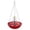 Red_6, variant on 8 Inch Hanging Solar Powered Hummingbird Feeder, Outdoor Decorative Bird Feeding Tray With Hanging Chain, Attracts Wild Birds For Garden Patio Balcony Bird Watching For Family And