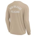 thumbnail image 3 of Unisex Fanatics Khaki New Orleans Pelicans Elements Super Soft Long Sleeve T-Shirt, 3 of 3