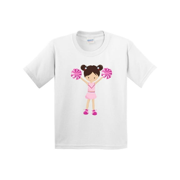 Inktastic Cheerleaders, Cute Girl, Brown Hair, Cheerleading Youth T-Shirt