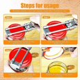 thumbnail image 4 of Non-Slip Stainless Steel Jar Opener, Manual Adjustable Can Opener, Multifunctional Kitchen Tool, 4 of 5