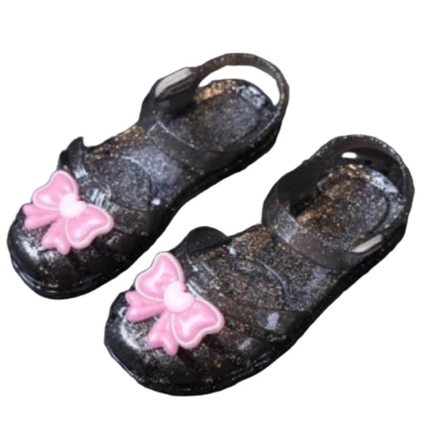 Sandalias de Niños Sandalias de Goma de Gelatina de Verano para Niños Y Niñas Zapatos de Playa Transparentes de la Princesa