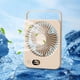 thumbnail image 4 of Ventilador, ventilador de techo, ventilador de escritorio, ventilador portátil, batería recargable de larga duración, ventilador de escritorio delgado, ventilador de escritorio de mano plegable y sile, 4 of 7
