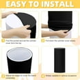 thumbnail image 5 of ABPETE Cylinder Pedestal Covers Set of 3 Black Cylinder Stands for Party Covers Spandex Pedestal Cover Cylinders Liner for Parties Cake Plinth Stand Fabric for Prom Birthday Baby Shower Decoration, 5 of 12