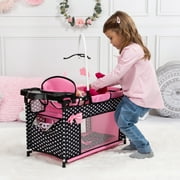 Baby Dolls Multi Bed, Black, Pink, Hearts