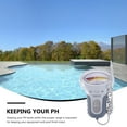 thumbnail image 2 of SHISUYAN Swimming Pool Water Quality Tester Hot Spring Pool Spa Aquarium Portable PH Meter Residual Chlorine Detector CL2 Chlorine Tester (White), 2 of 8
