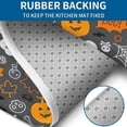thumbnail image 4 of Gray Halloween Boo Icons Bathroom Rugs Sets 3 Piece,Toilet Cover Set,Absorbent Non Slip Bathroom Mats Sets with U-Shaped Contour Rug Toilet Rug Set, 4 of 5