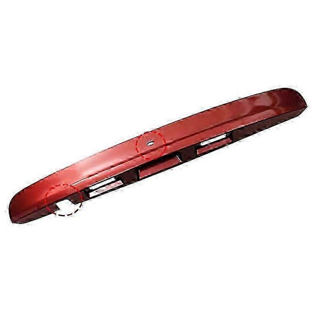 Cubierta roja para la manija de la tapa del maletero trasero del Nissan Qashqai J10 2007-2014 (con orificio para llave inteligente y cámara) Tipo 3