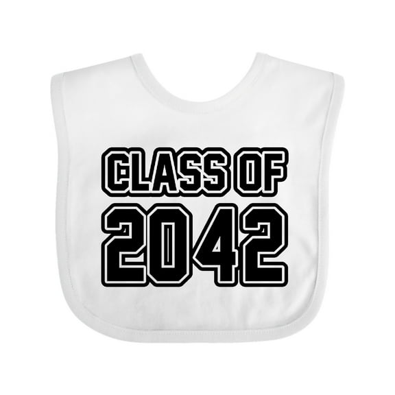 Inktastic Class of 2042 Boys or Girls Baby Bib