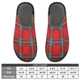 thumbnail image 5 of IAUYY Memory Foam House Slippers Suitable for Both Men and Women. Comfortable, Anti-Slip Plush Flat-Bottomed Slippers The Best Holiday Gift Red Wrapping Paper Design, 5 of 9