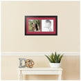 thumbnail image 2 of ArtToFrames Collage Photo Picture Frame with 2 - 8.5x8.5 Openings, Framed in Black with Rouge and Black Mats (CDM-3926-40), 2 of 8