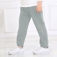 thumbnail image 4 of BOBOGOJP Toddler Corduroy Pants for Boys&Girls, Toddler Sweatpants with Tie Up Design for Winter&Autumn Grey,Size 12-18 Months, 4 of 6