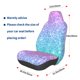 thumbnail image 3 of Balery Multicolor Glitter Funda de Asiento para Auto con Diseño - Cubierta Frontal Suave y Transpirable con Protector Antideslizante- 1 Unidad, 3 of 5