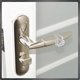 thumbnail image 4 of Door Handle Bumper, 6 pcs PVC Door Handle Bumper Protector Transparent Door Stop Wall Protector, 4 of 5