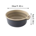 thumbnail image 3 of 2X Double-Layer Extra-Large Drain Basket Clearance! 2In1 Kitchen Washing Basket Fruit Basket Basket Round Two Layer of Waterlogging Caused By Excessive Rainfall, 3 of 3