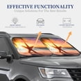 thumbnail image 4 of Haiem Starfish Sunset Sea Beach Windshield Sun Shade: Universal Foldable 2-Piece Car Front Window Sunshade - Blocks Uv Rays, And Reduces Heat,Essential Car Accessory Large, 4 of 7
