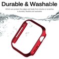 thumbnail image 4 of IBAOLEA Compatible IBAOLEA Watch 45mm Case PC Hard Full Body Anti-Scratch Shockproof Protector Case Accessories for IBAOLEA Watch 45mm Series 7(Red) Red 45mm, 4 of 8