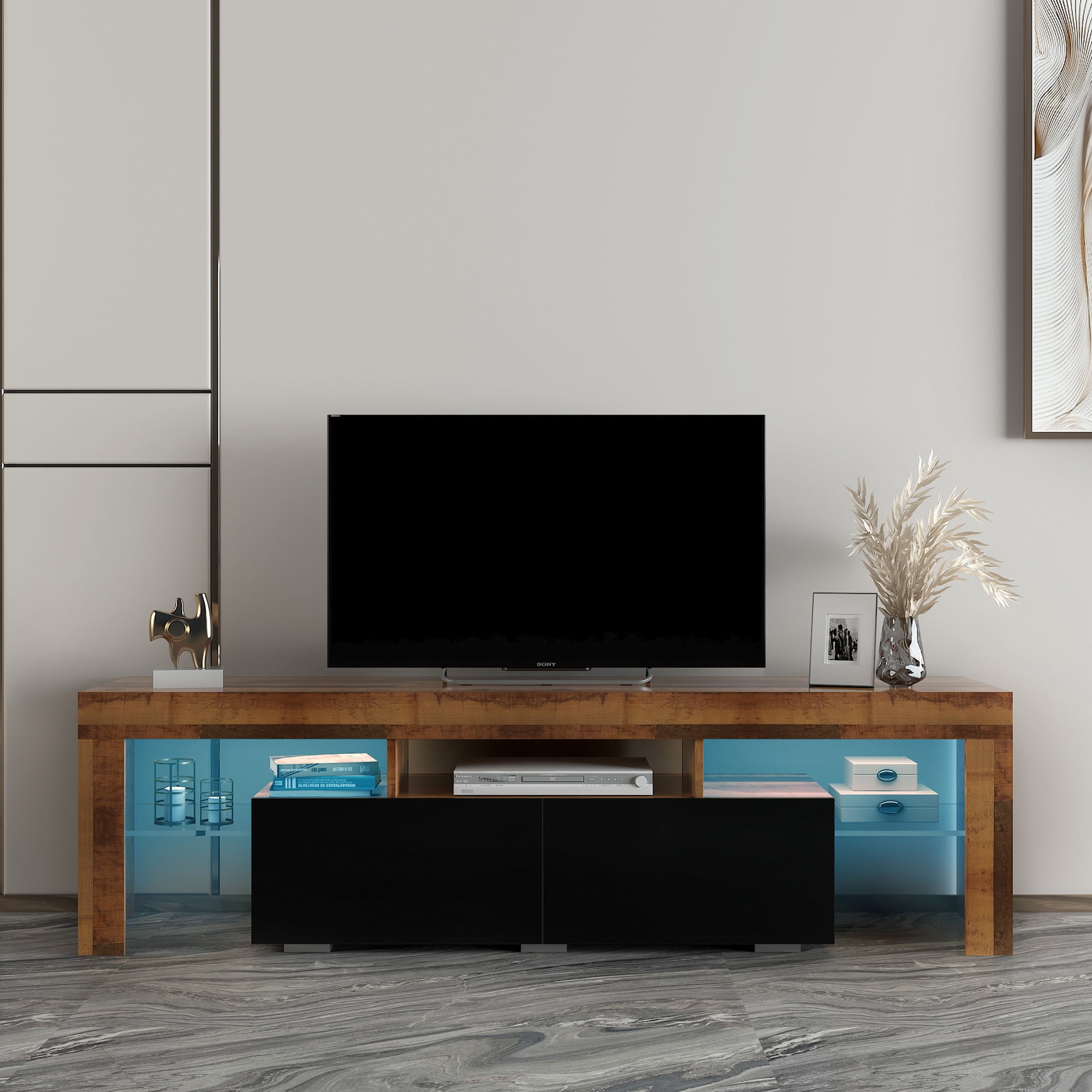 TV Stand Cabinet Unit Console Table Television Furniture Entertainment Center 